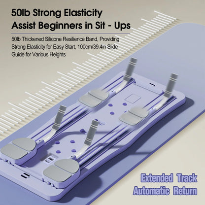 Pilate Board At Home Pilates Board Foldable 4-in-1 Exercise  Wheel Roller Exercise Equipment for Home Gym Workout  Trainer